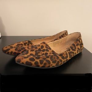 Leopard Print Loafers